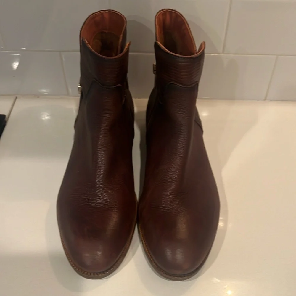 EXCELLENT! Worn Once! Pikolinos Women’s Royal Brown Leather Boots Size 41 - Picture 3 of 8